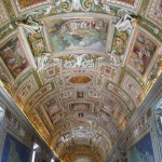 Kunstvolle Decke in den Vatikanischen Museen Kunstvolle Decke in den Vatikanischen Museen