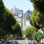 Blick auf Lombard street Blick auf Lombard street